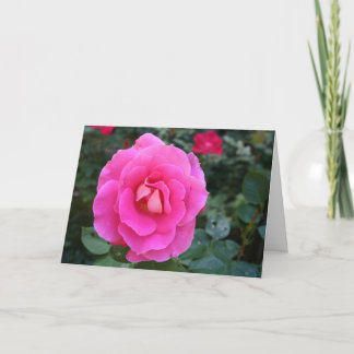 Carte De Remerciements Fleur rose