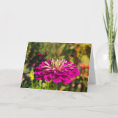 Carte De Remerciements Fleur rose (Devant)