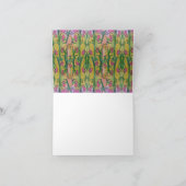 Carte De Remerciements Fleur rose4 (Intérieur)