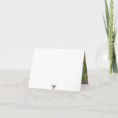 Carte De Remerciements Fleur rose4 (Dos)