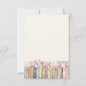 Carte de remerciements fleur sauvage (Dos)