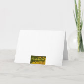 CARTE DE REMERCIEMENTS FLEUR SAUVAGE 1 (Dos)