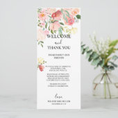 Carte de remerciements fleur sauvage, Carte de rem (Debout devant)