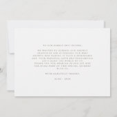 Carte De Remerciements Fleur sauvage de printemps Baby shower de champ 3 (Dos)