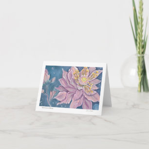 Carte De Remerciements Fleur surnaturelle