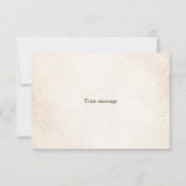 Carte De Remerciements Fleurs blanches à l'aquarelle de fête élégante (Dos)