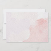 Carte De Remerciements Fleurs blanches & Gratitude : Chic Rose Floral Mer (Dos)