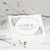 Carte De Remerciements Fleurs bleues, Fleurs blanches, Boho, Fête des mar