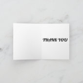 Carte de remerciements FLEURS COLORÉES (Intérieur)