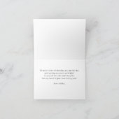 Carte De Remerciements Fleurs Colorées (Intérieur)