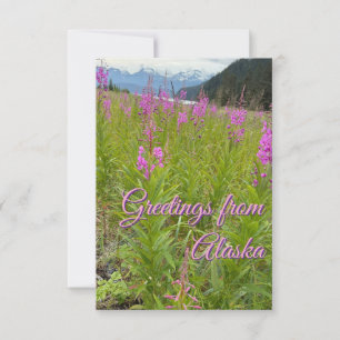 Carte De Remerciements Fleurs d'algues
