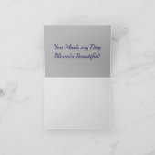 Carte De Remerciements Fleurs d'aquarelle Whimsical (Intérieur)