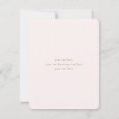 Carte De Remerciements Fleurs de cerisier japonais roses de printemps Sak (Dos)