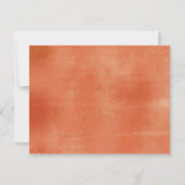 Carte De Remerciements Fleurs de citrouille de crême blanche Mariage et B (Dos)