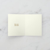 Carte De Remerciements Fleurs de pois de senteur vintage mariage Remercie (Intérieur)