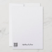 Carte De Remerciements Fleurs de printemps (Dos)