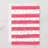 Carte De Remerciements Fleurs d'été roses Frame Sweet 16 (Dos)