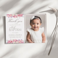 Fleurs d'hortensia roses élégantes Photo de baptêm