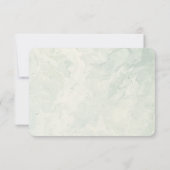 Carte De Remerciements Fleurs et ailes : Une aquarelle (Dos)