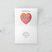 Carte De Remerciements Fleurs Et Photo Mariage Feuille (Intérieur)