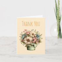Fleurs Fantaisistes dans un Pot de Fleuriste Migno