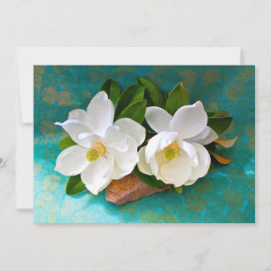 Carte De Remerciements Fleurs   Fleur Magnolia