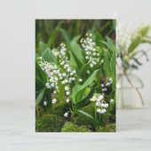 Carte De Remerciements Fleurs | Lily de la vallée Suède (Debout devant)