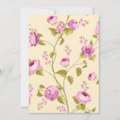 Carte De Remerciements Fleurs Motif 16 (Devant)