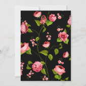 Carte De Remerciements Fleurs Motif 18 (Devant)