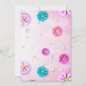 Carte De Remerciements Fleurs Motif 7 (Devant)