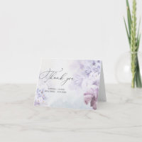Fleurs pourpres printanières bleu poussiéreux cart