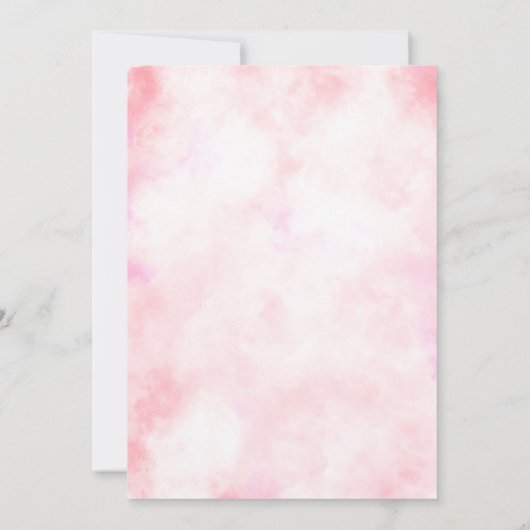 Carte De Remerciements Fleurs printanières et estivales | Remerciements p (Dos)