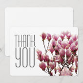 Carte De Remerciements Fleurs Professionnelles Classiques (Devant / Derrière)