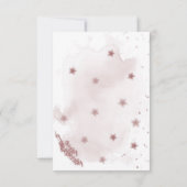 Carte De Remerciements fleurs rose mauve verdure (Dos)