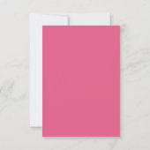 Carte De Remerciements Fleurs roses jaunes pour un remerciement d'anniver (Dos)
