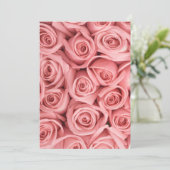Carte De Remerciements Fleurs | Roses roses (Debout devant)