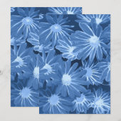 Carte De Remerciements Fleurs rouges et jaunes 3 (Devant / Derrière)