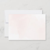 Carte De Remerciements Fleurs Rouges, Fleurs Roses, Boho, Fête des mariée (Dos)