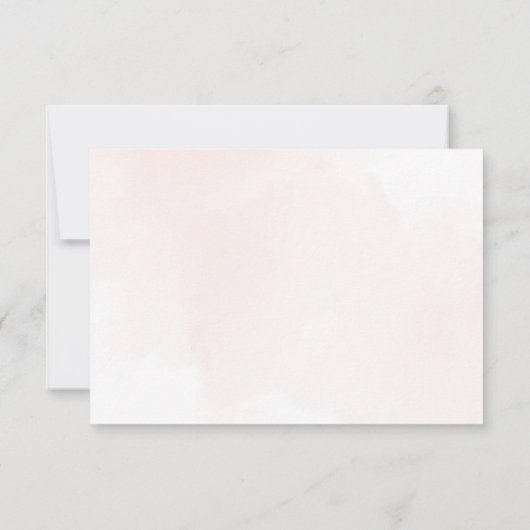 Carte De Remerciements Fleurs Rouges, Fleurs Roses, Boho, Fête des mariée (Dos)