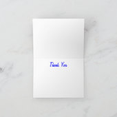 Carte De Remerciements Fleurs sauvages (Intérieur)