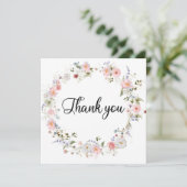 Carte De Remerciements Fleurs sauvages (Debout devant)