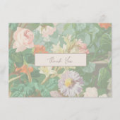 Carte de remerciements Fleurs Sauvages Modernes (Devant)