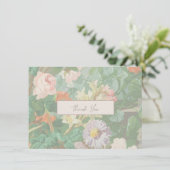 Carte de remerciements Fleurs Sauvages Modernes (Debout devant)