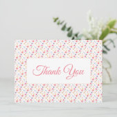 Carte De Remerciements Fleurs simples (Debout devant)