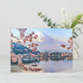 Carte De Remerciements Fleurs | Spring Cherry Blossoms Japon (Debout devant)