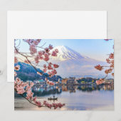 Carte De Remerciements Fleurs | Spring Cherry Blossoms Japon (Devant / Derrière)