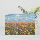 Carte De Remerciements Fleurs | Tulips Willamette Valley Oregon (Debout devant)