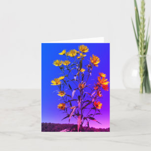 Carte De Remerciements Fleurs Vibe Été