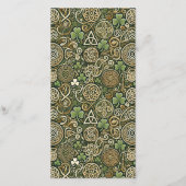 Carte De Remerciements Floraison celtique (Dos)
