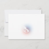 Carte De Remerciements Floral (Dos)